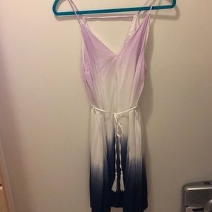 Multicolor spaghetti strap dress